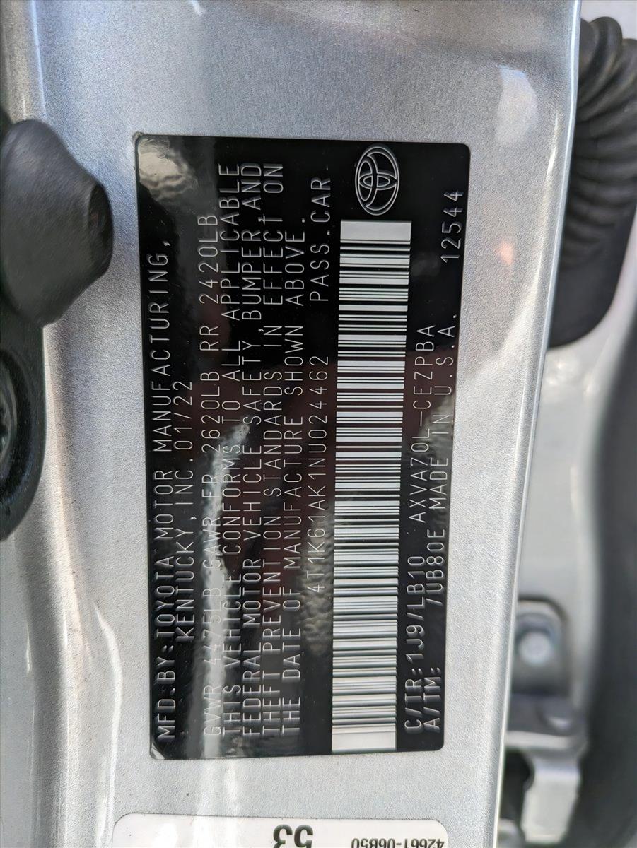 2022 Toyota Camry Vehicle Photo in Sanford, FL 32771