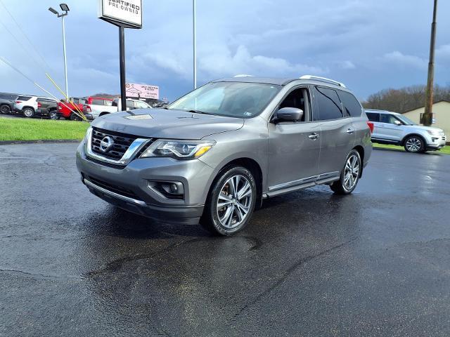 Gray 2019 Nissan Pathfinder Platinum 4WD SUV / Crossover Four-Wheel Drive Continuously Variable Transmission