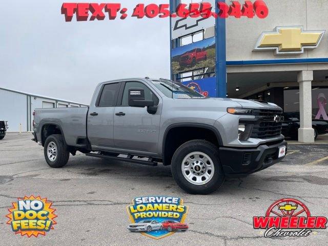 Sterling Gray Metallic 2026 Chevrolet Silverado 3500HD Work Truck Double Cab LB 4WD Pickup Truck Four-Wheel Drive Automatic