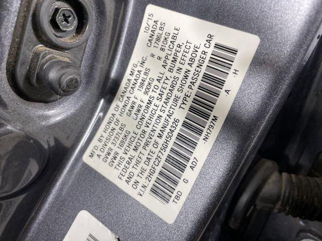 2016 Honda Civic Sedan Vehicle Photo in PHOENIX, AZ 85014-3381