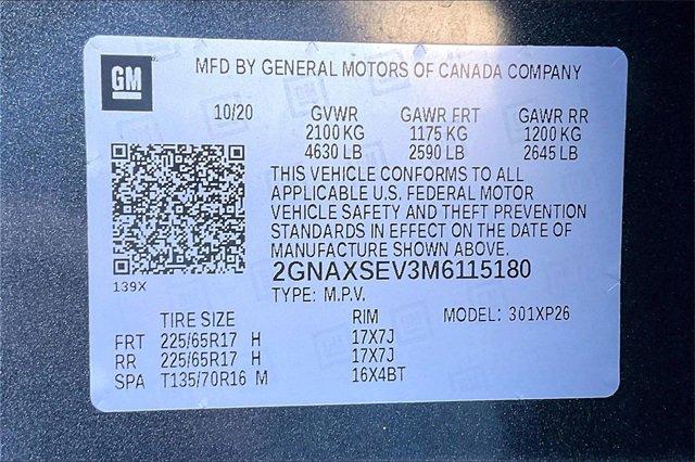 2021 Chevrolet Equinox Vehicle Photo in INDEPENDENCE, MO 64055-1314