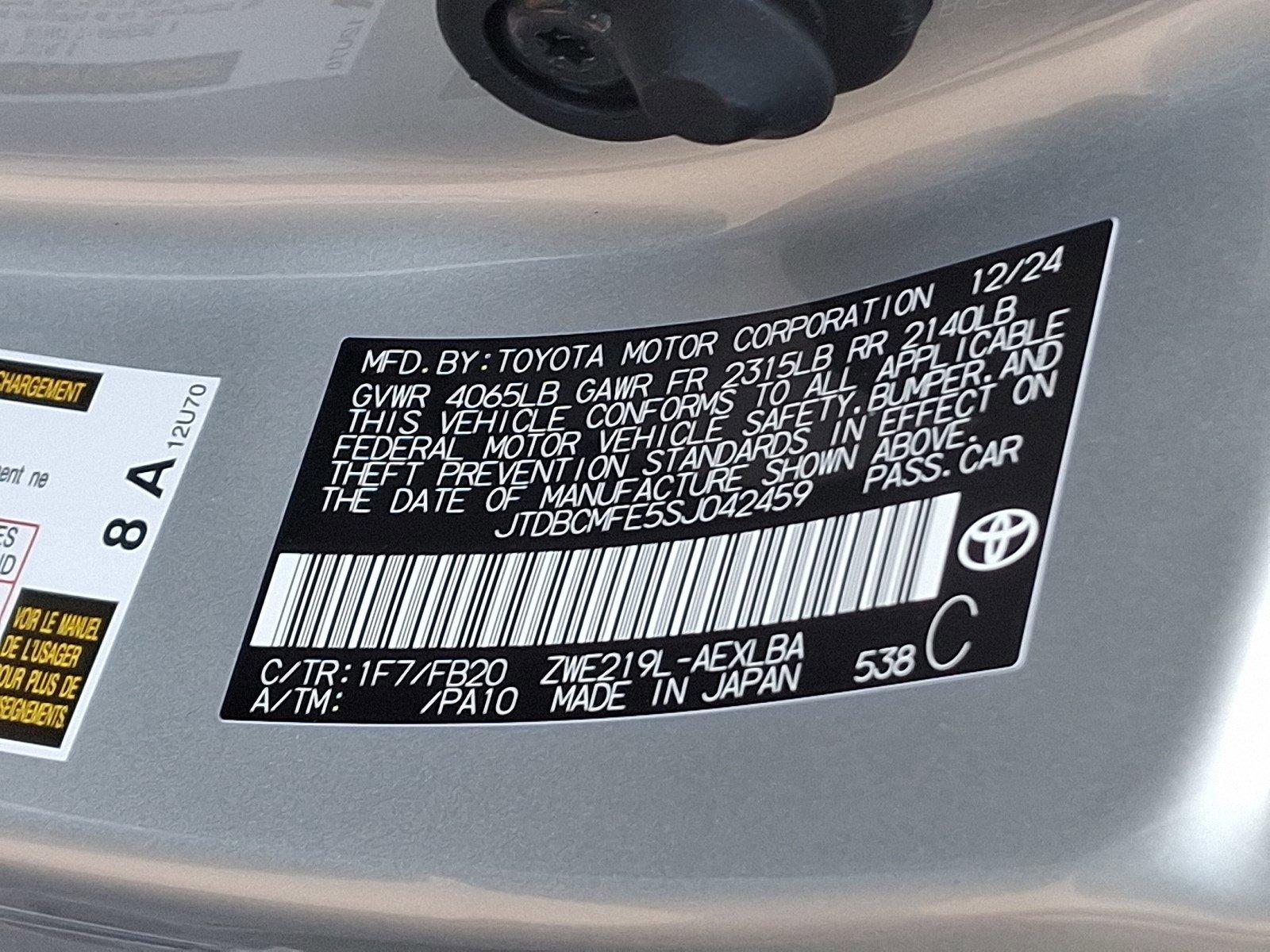 2025 Toyota Corolla Vehicle Photo in Harrisburg, PA 17111