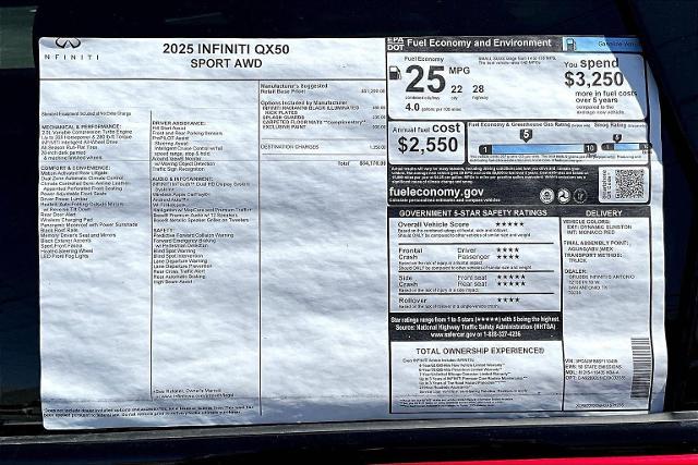 2025 INFINITI QX50 Vehicle Photo in San Antonio, TX 78230
