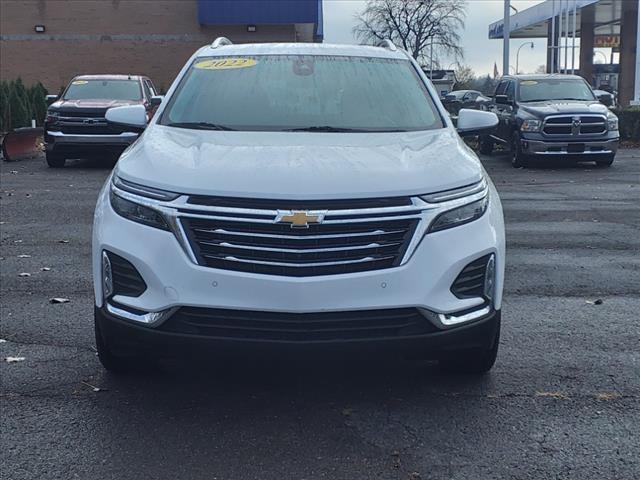 Used 2022 Chevrolet Equinox Premier with VIN 3GNAXNEV6NS198639 for sale in Taylor, MI