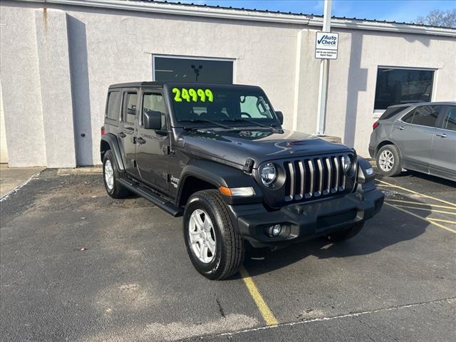 Used 2021 Jeep Wrangler Unlimited Sport S with VIN 1C4HJXDN3MW531243 for sale in Richmond, IN