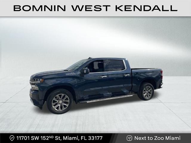 Used 2021 Chevrolet Silverado 1500 High Country with VIN 1GCPWFED2MZ165867 for sale in Miami, FL