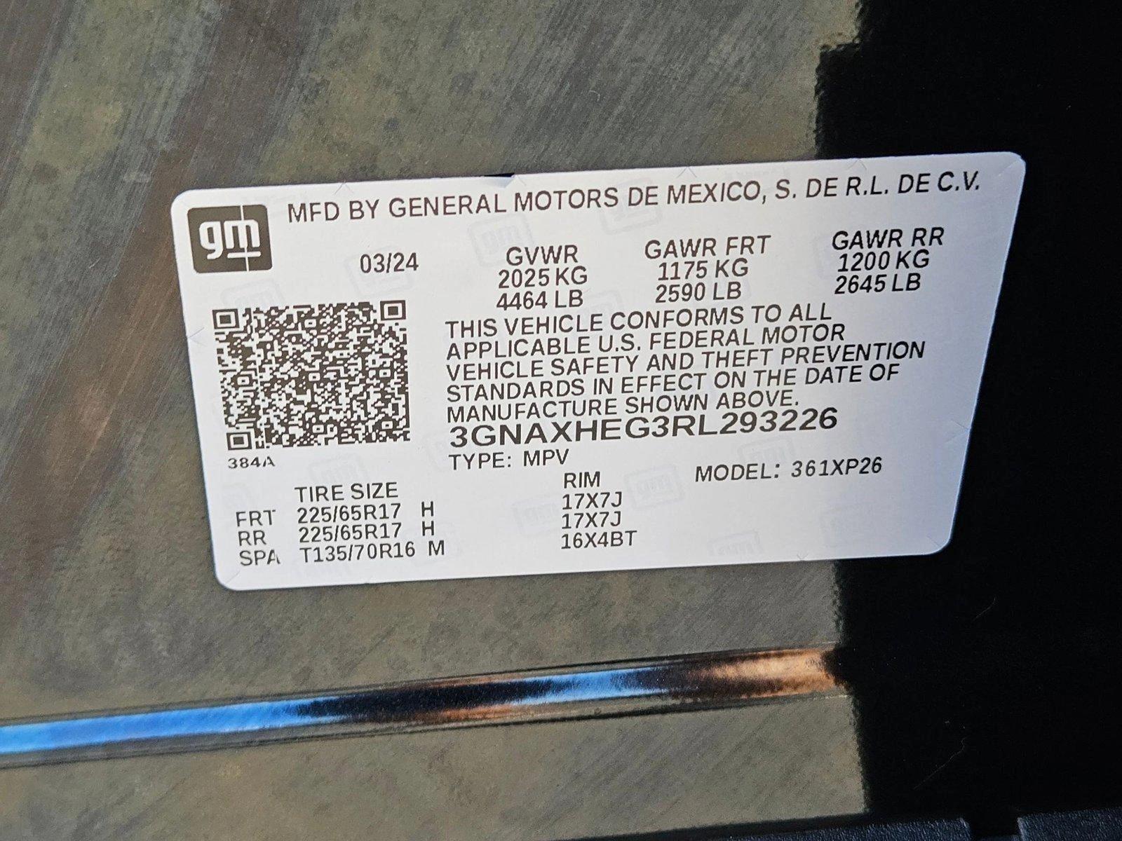 2024 Chevrolet Equinox Vehicle Photo in MESA, AZ 85206-4395