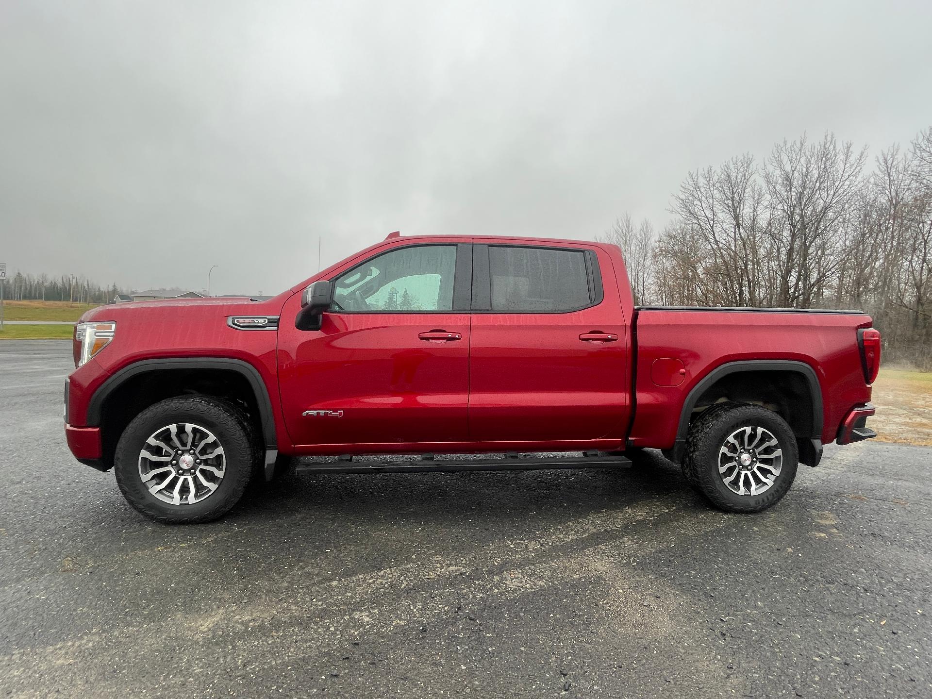 Used 2021 GMC Sierra 1500 AT4 with VIN 1GTP9EEL5MZ428765 for sale in International Falls, Minnesota