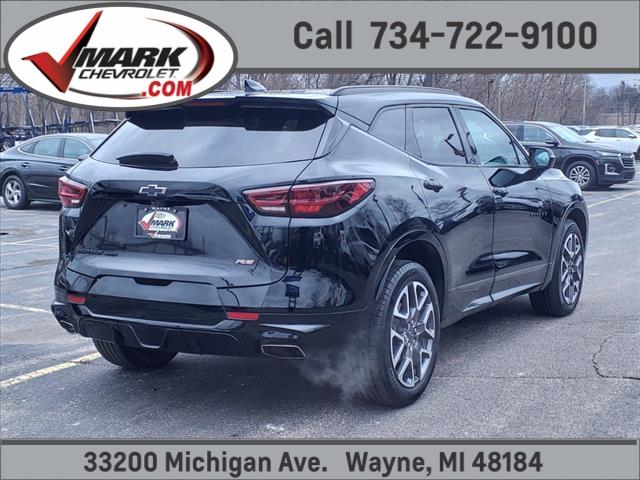 Used 2023 Chevrolet Blazer RS with VIN 3GNKBKRS6PS143631 for sale in Wayne, MI