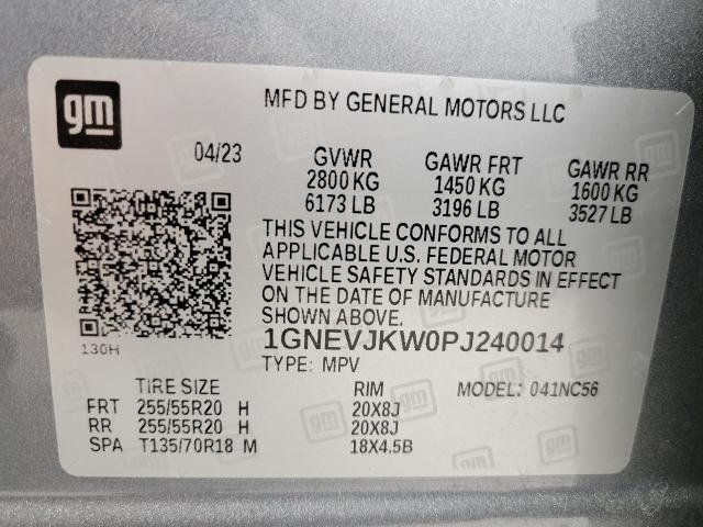 2023 Chevrolet Traverse Vehicle Photo in APPLETON, WI 54914-4656