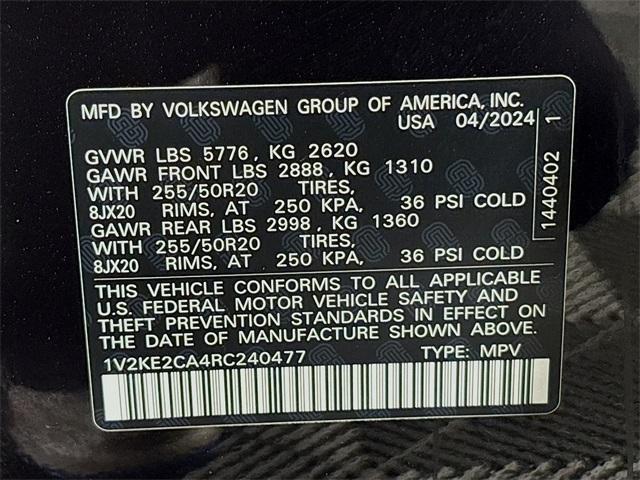 2024 Volkswagen Atlas Cross Sport Vehicle Photo in Puyallup, WA 98371