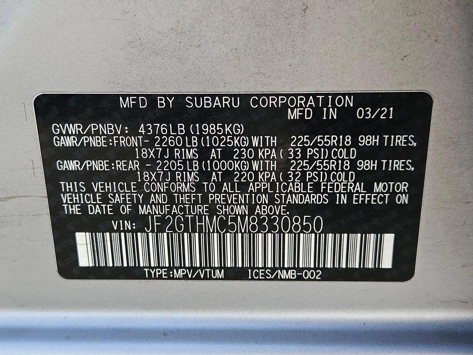 2021 Subaru Crosstrek Vehicle Photo in MESA, AZ 85206-4395