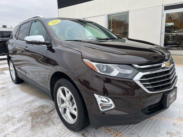 Used 2020 Chevrolet Equinox Premier with VIN 2GNAXXEVXL6144218 for sale in Decorah, IA