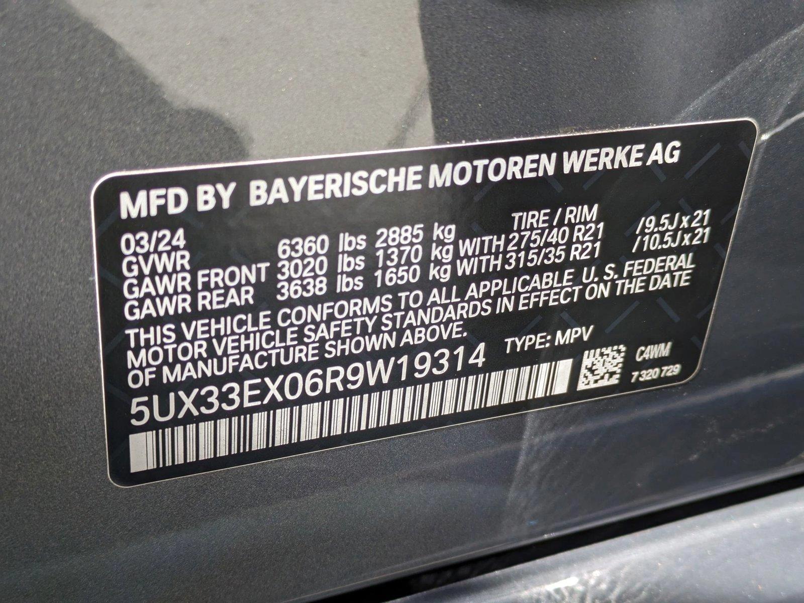 2024 BMW X6 xDrive40i Vehicle Photo in Rockville, MD 20852