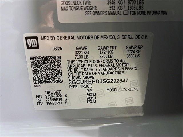 2025 Chevrolet Silverado 1500 Vehicle Photo in PUYALLUP, WA 98371-4149