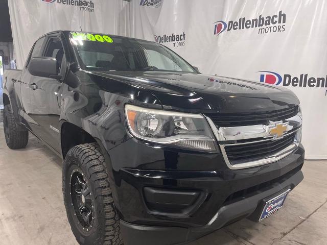 Black 2015 Chevrolet Colorado Work Truck Extended Cab LB 4WD Pickup Truck Four-Wheel Drive 6-Speed Automatic