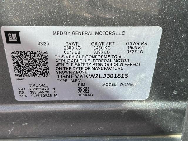 2020 Chevrolet Traverse Vehicle Photo in MIDDLETON, WI 53562-1492