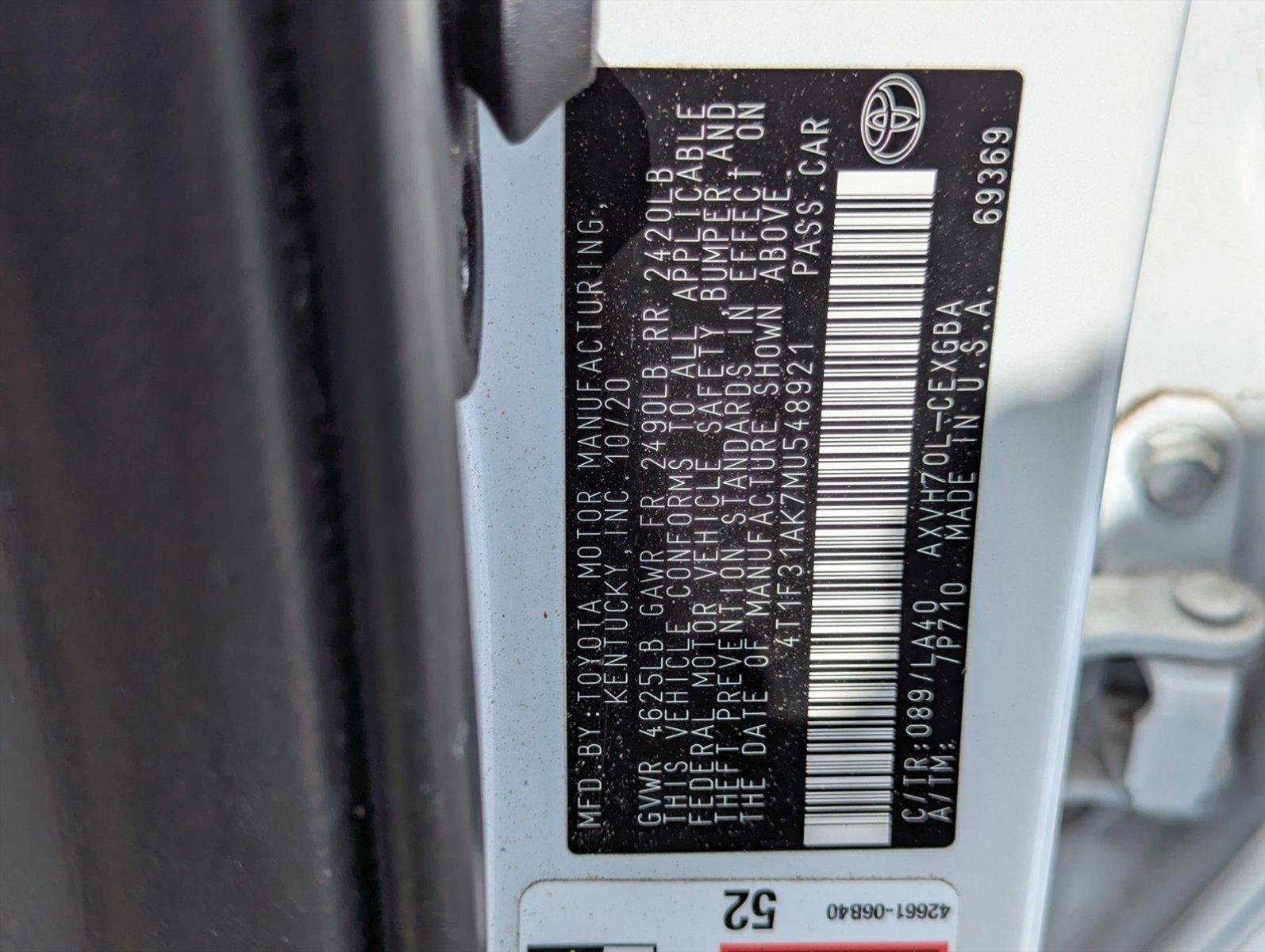 2021 Toyota Camry Vehicle Photo in Ft. Myers, FL 33907