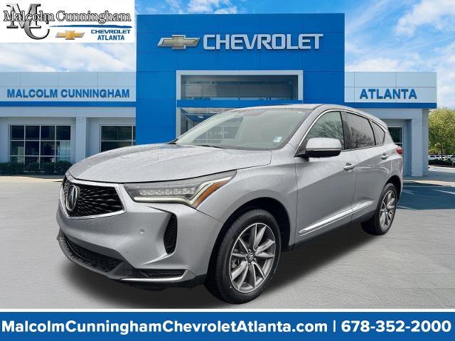 Silver 2022 Acura RDX FWD with Technology Package SUV / Crossover Front-Wheel Drive Automatic