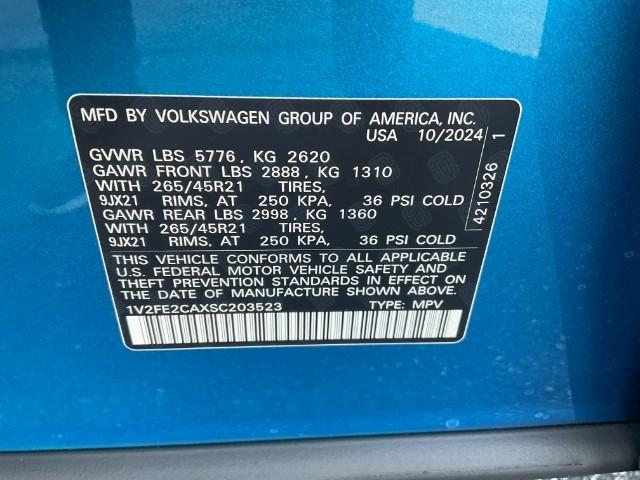 2025 Volkswagen Atlas Cross Sport Vehicle Photo in Oshkosh, WI 54904