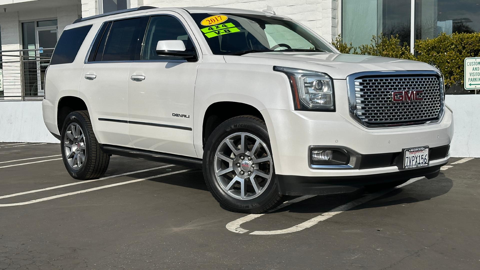 Used 2017 GMC Yukon Denali with VIN 1GKS2CKJ3HR134152 for sale in Modesto, CA