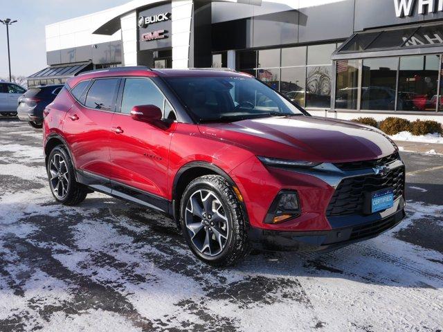 Certified 2021 Chevrolet Blazer RS with VIN 3GNKBKRS7MS505977 for sale in Forest Lake, Minnesota