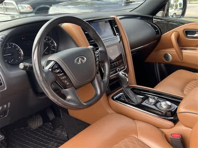 Used 2021 INFINITI QX80 Sensory 4WD with VIN JN8AZ2BE7M9273585 for sale in Houston, TX