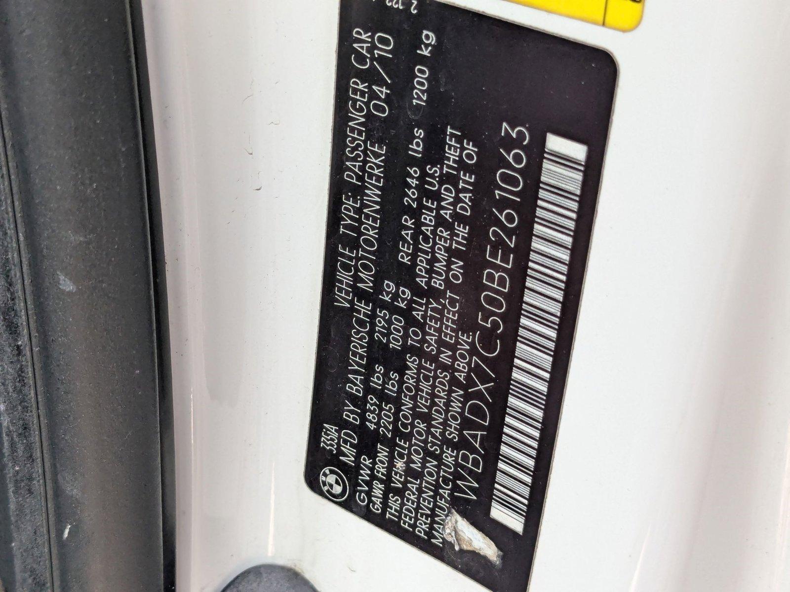 2011 BMW 335i Vehicle Photo in Tampa, FL 33614