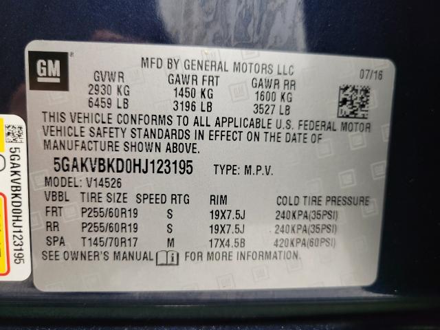 2017 Buick Enclave Vehicle Photo in NEENAH, WI 54956-2243