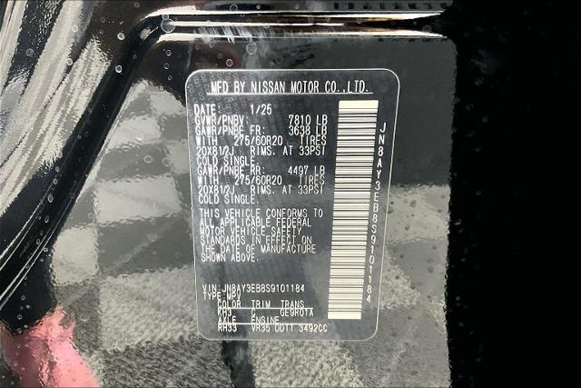 2025 Nissan Armada Vehicle Photo in Tulsa, OK 74129