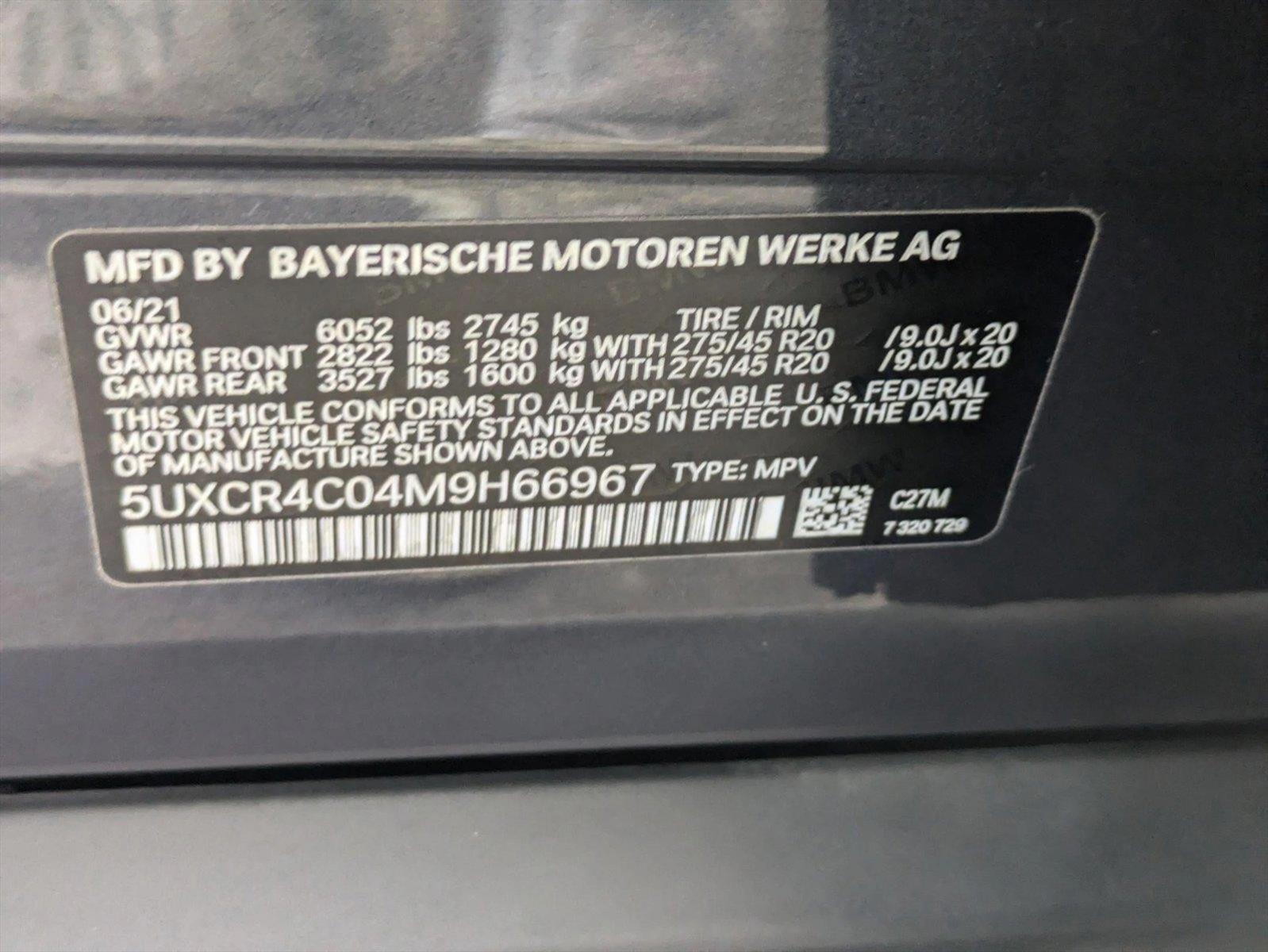 2021 BMW X5 sDrive40i Vehicle Photo in Tampa, FL 33614