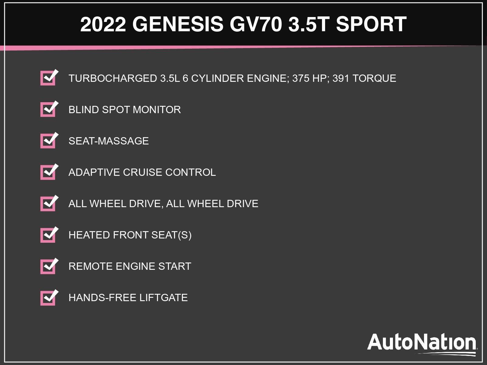 2022 Genesis GV70 Vehicle Photo in Orlando, FL 32811