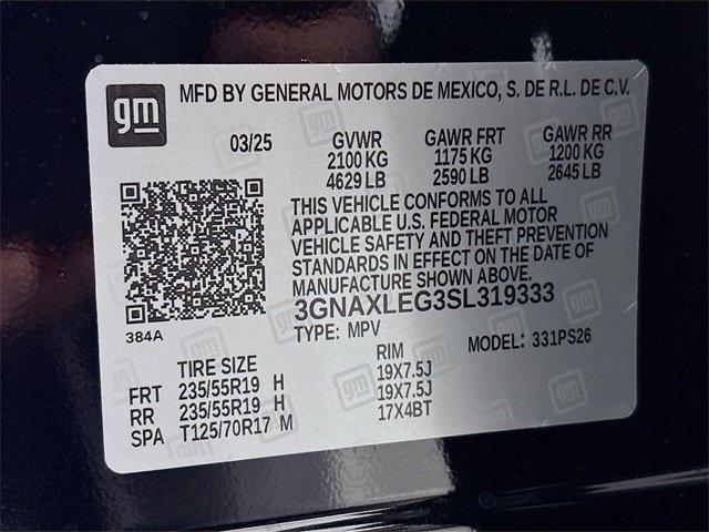 2025 Chevrolet Equinox Vehicle Photo in PUYALLUP, WA 98371-4149