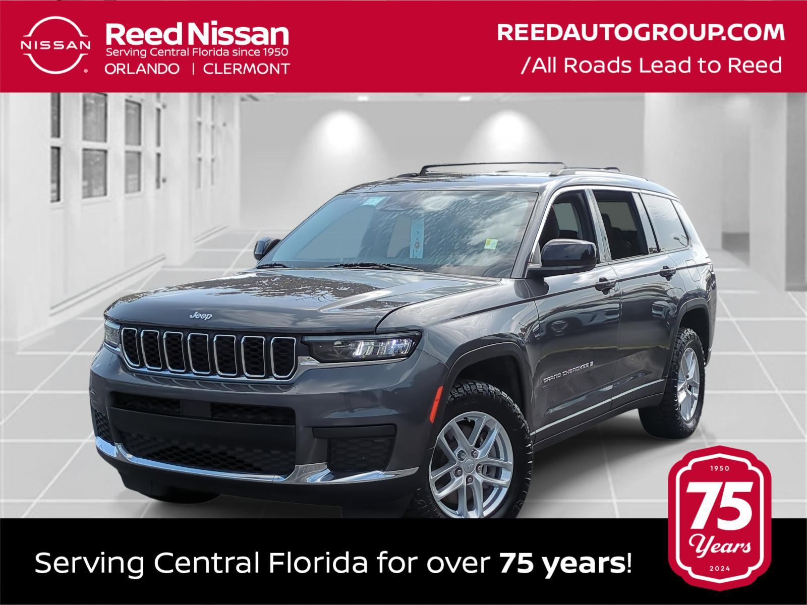 Used 2022 Jeep Grand Cherokee L Laredo with VIN 1C4RJKAG6N8598714 for sale in Orlando, FL