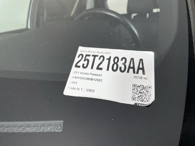 2021 Honda Passport Vehicle Photo in GILBERT, AZ 85297-0402