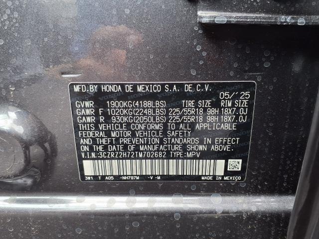 2026 Honda HR-V Vehicle Photo in Oshkosh, WI 54904