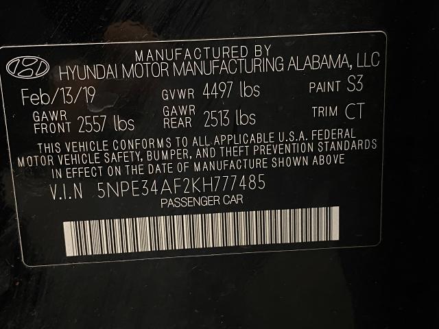 2019 Hyundai SONATA Vehicle Photo in Appleton, WI 54913