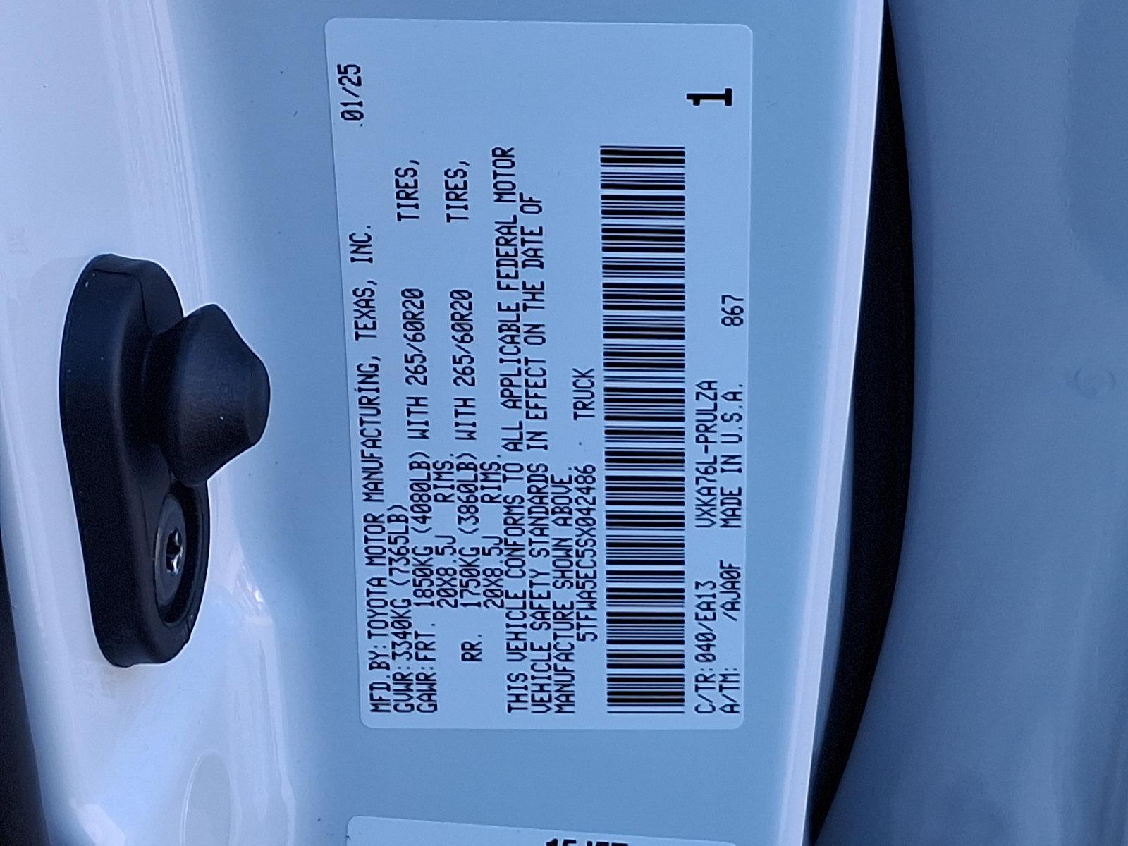 2025 Toyota Tundra 4WD Vehicle Photo in Trevose, PA 19053