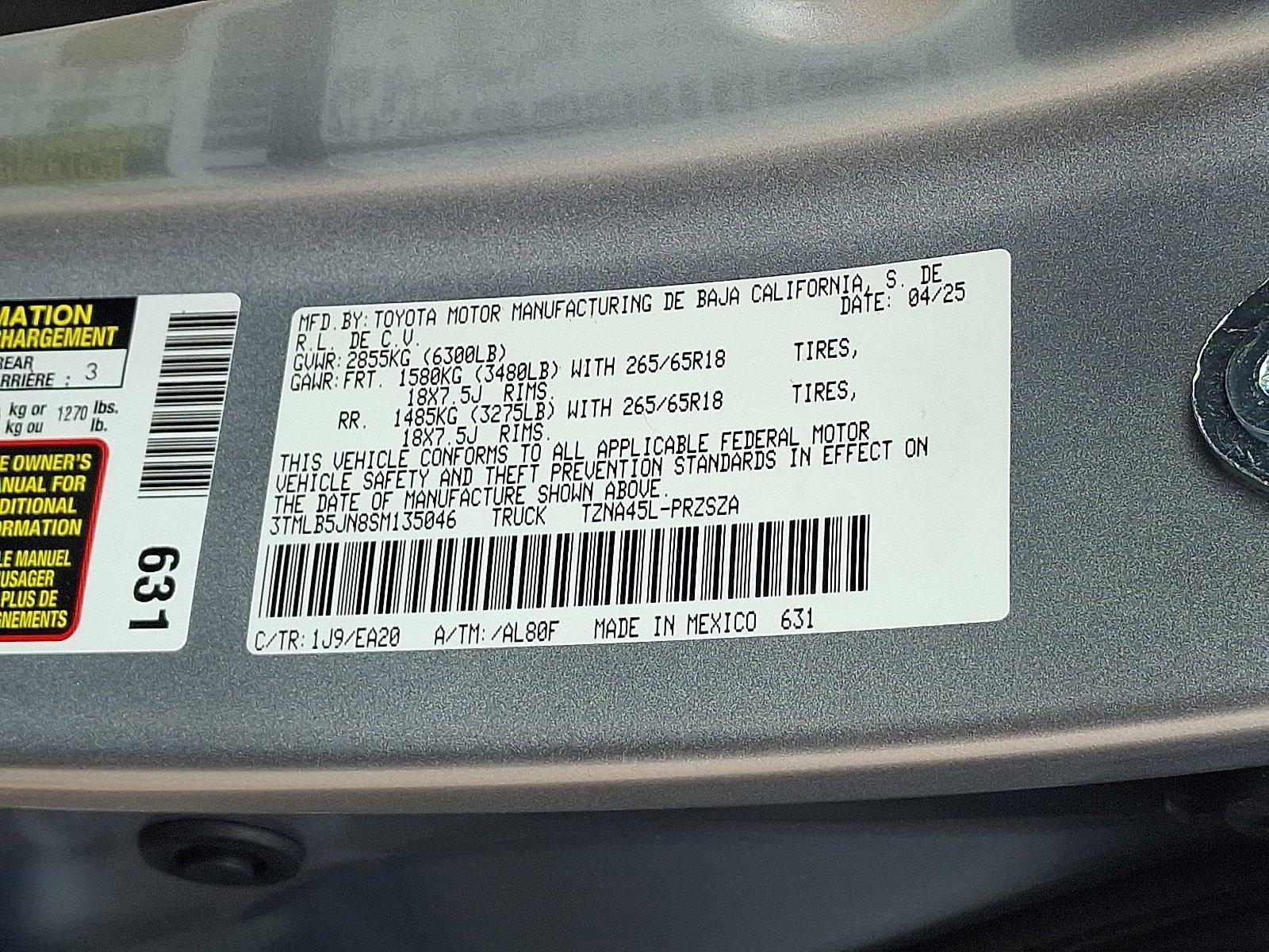 2025 Toyota Tacoma 4WD Vehicle Photo in Harrisburg, PA 17111