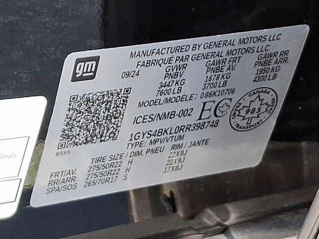 2024 Cadillac Escalade Vehicle Photo in DANBURY, CT 06810-5034