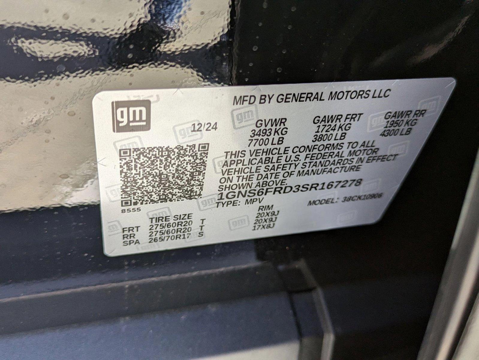 2025 Chevrolet Suburban Vehicle Photo in CORPUS CHRISTI, TX 78412-4902