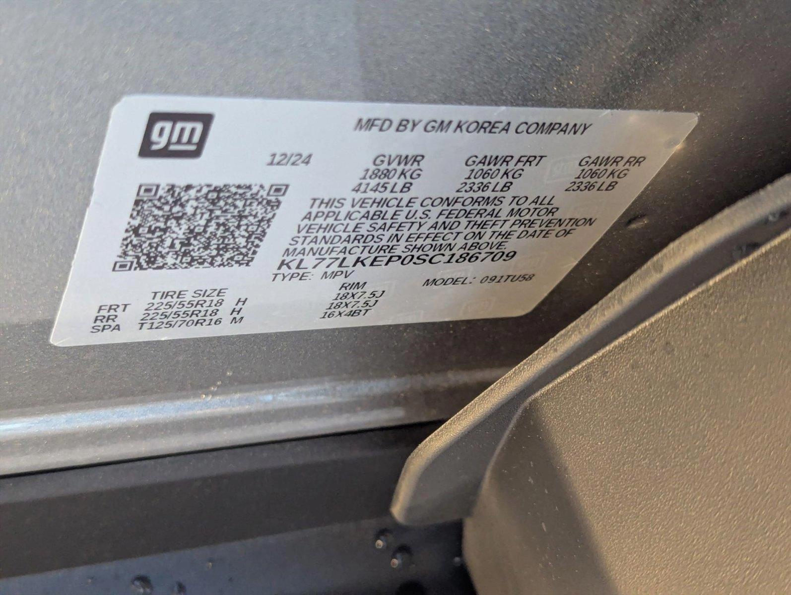 2025 Chevrolet Trax Vehicle Photo in PEMBROKE PINES, FL 33024-6534