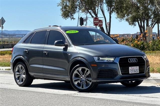 Used 2018 Audi Q3 Premium with VIN WA1BCCFS5JR001260 for sale in Redwood City, CA
