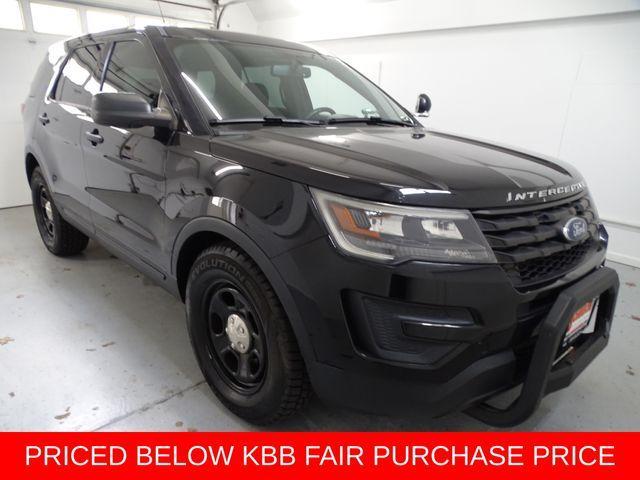 Shadow Black 2018 Ford Explorer Police Interceptor Utility AWD SUV / Crossover All-Wheel Drive Automatic