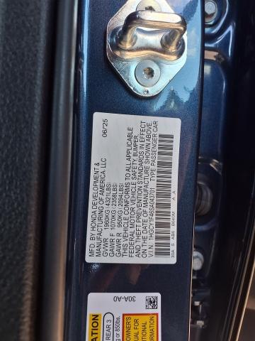 2025 Honda Accord Sedan Vehicle Photo in Oshkosh, WI 54904