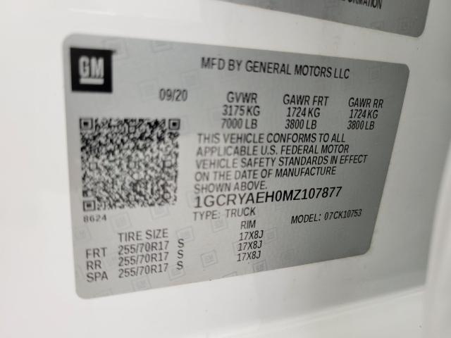 2021 Chevrolet Silverado 1500 Vehicle Photo in GREEN BAY, WI 54303-3330