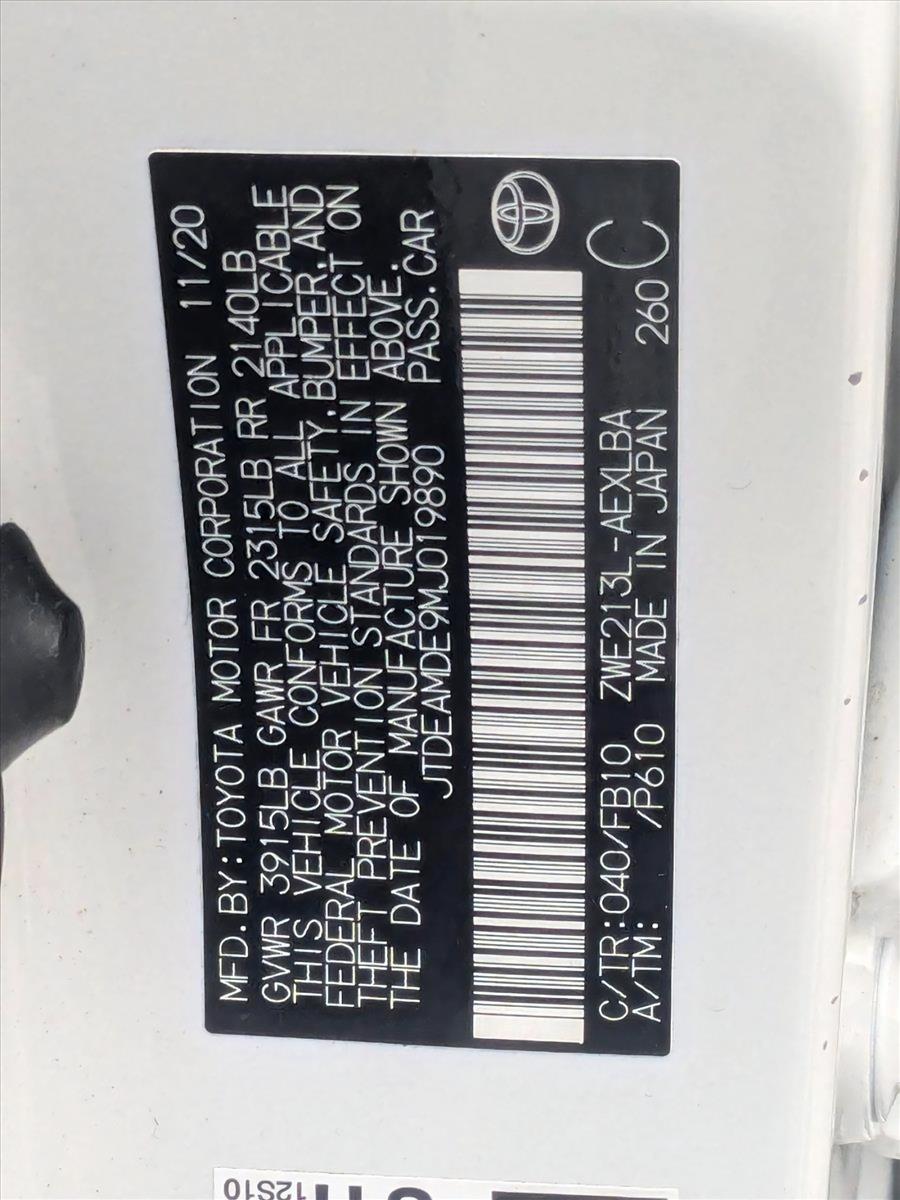 2021 Toyota Corolla Vehicle Photo in Cockeysville, MD 21030-2508