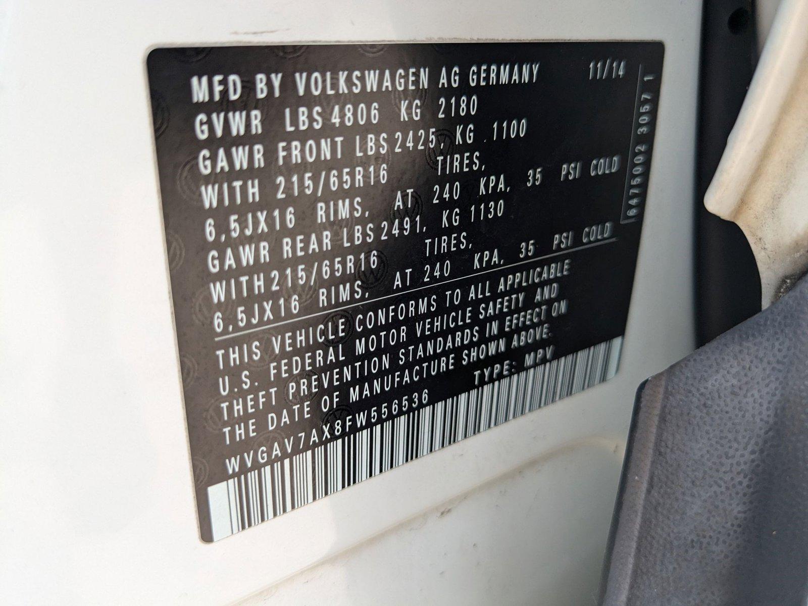 2015 Volkswagen Tiguan Vehicle Photo in Maitland, FL 32751
