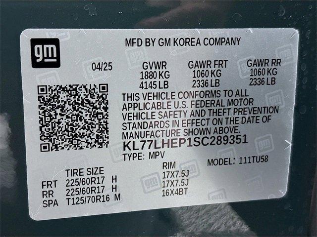 2025 Chevrolet Trax Vehicle Photo in PUYALLUP, WA 98371-4149