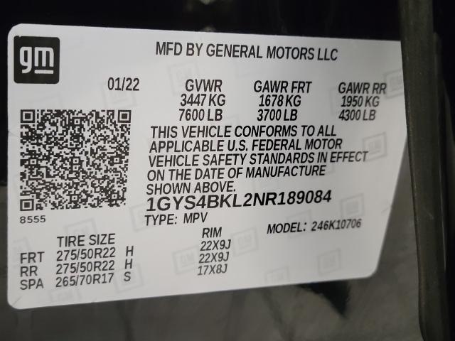 2022 Cadillac Escalade Vehicle Photo in NEENAH, WI 54956-2243